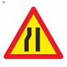 Bag Road Sign Narrowing of the Road on the Left 700x700mm