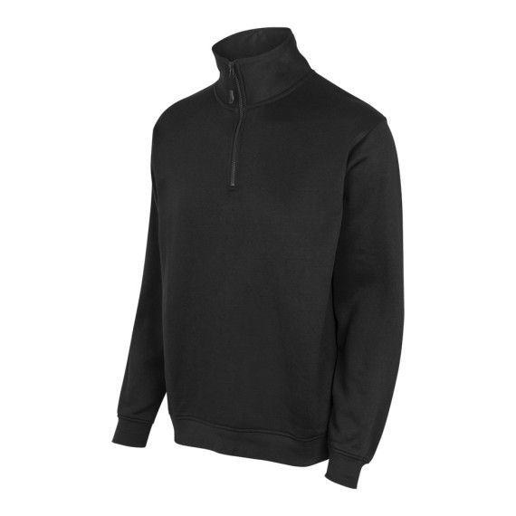 Sweat-shirt unisexe avec col montant et demi-zip pour l'hiver VELILLA 105702