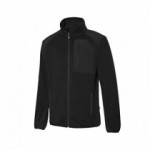Cold jacket with inverted zipper in plush knit fabric VELILLA 206008