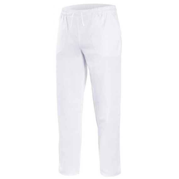 Pantalão de pijama com fitas 100% algodão 533005 branco VELILLA