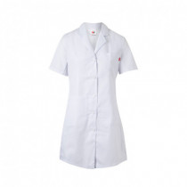 Bata branca de saúde e serviços para mulher, manga curta 539003 VELILLA.