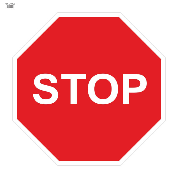 Segnale stradale STOP 700 x 700 mm
