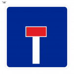 Straßensignal lose Vorderendruck ohne Abreise 700 x 700 mm
