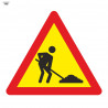 Bag Road Sign Danger Works 700 x 700 mm