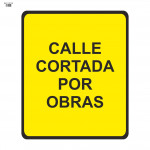 Signal de route Road Coupe par Works 700 x 700 mm