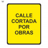 Bag Road Sign Street Cut Off For Works 700 x 700 mm