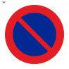 Sinal de Trânsito de Proibido Estacionar 700 x 700 mm