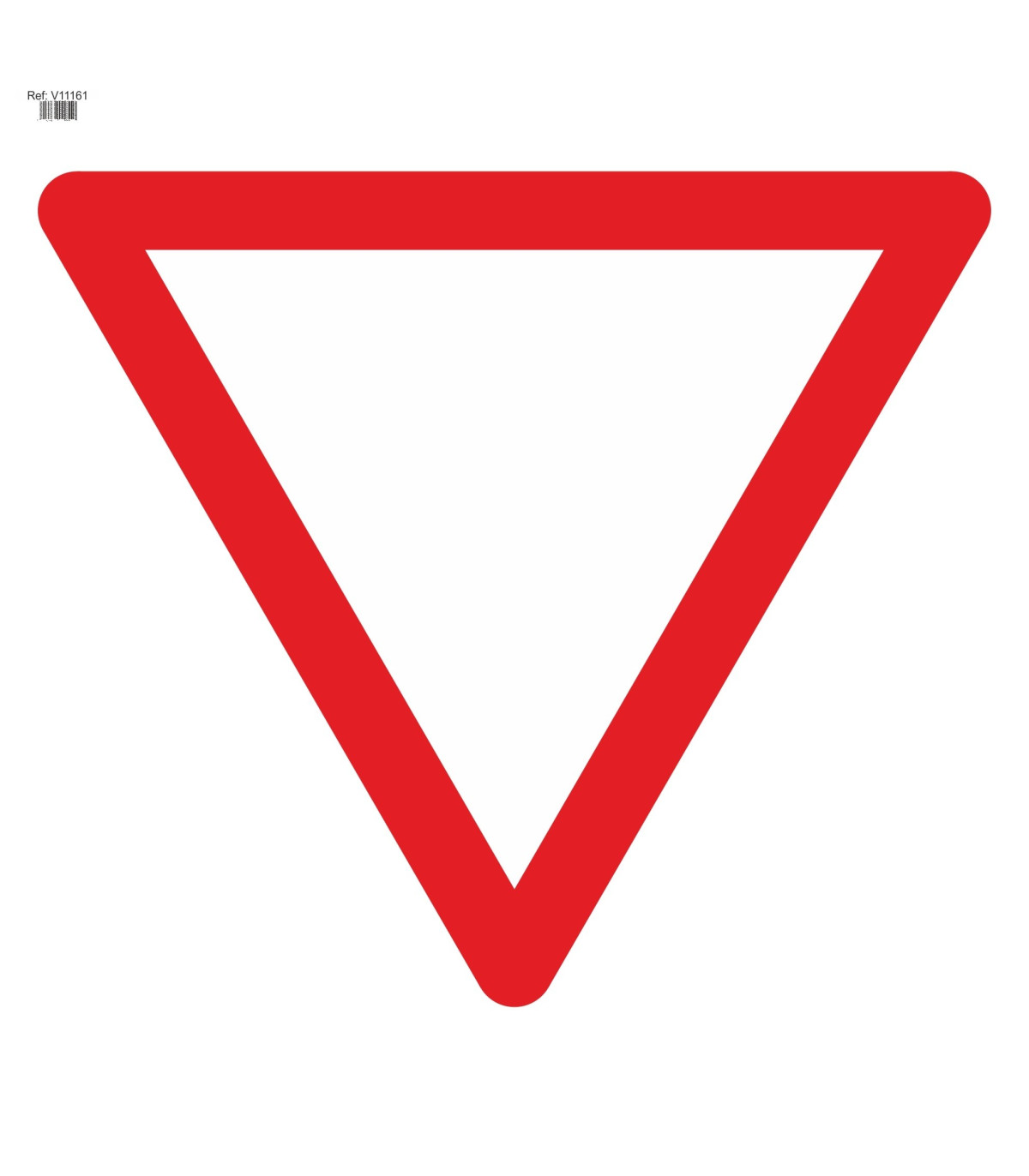 Signe de la signalisation CEDA STEP 700 x 700 mm