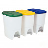 Cuve à ordures avec pédale écologique de 40 litres (4 Uds) DENOX- FAMESA