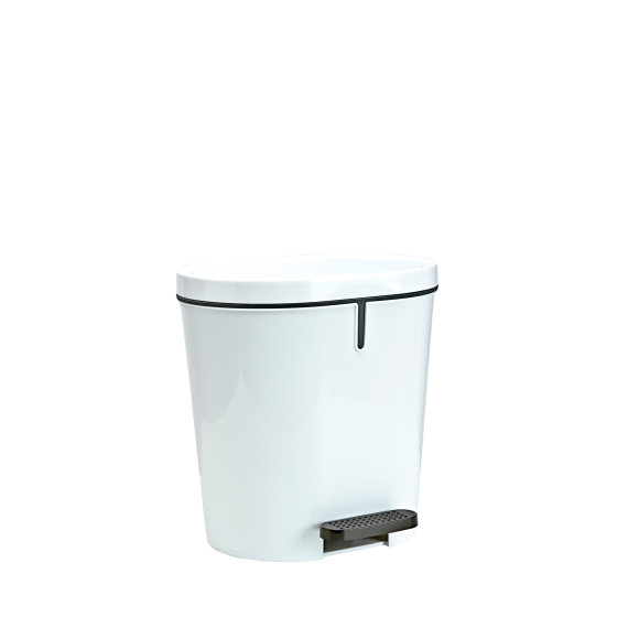 Sanitary cube pedalbin oval 8L F24190 (4 unds)