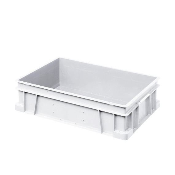 Boîte Empilable X10 Superposée Pour Entrepôt – Bleue, 10L, à Bouche De Loup – Mobil Plastic (Italie)