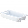 Caja industrial blanca encajable de 30 litros de uso alimentario DENOX- FAMESA