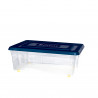 MUNDIBOX translucent organization box with lid 32 liters DENOX- FAMESA
