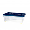 Translucente Sortierbox MUNDIBOX mit Deckel von 32 Litern DENOX - FAMESA