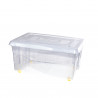 Scatola di organizzazione Mundibox da 45 litri con coperchio e ruote DENOX - FAMESA