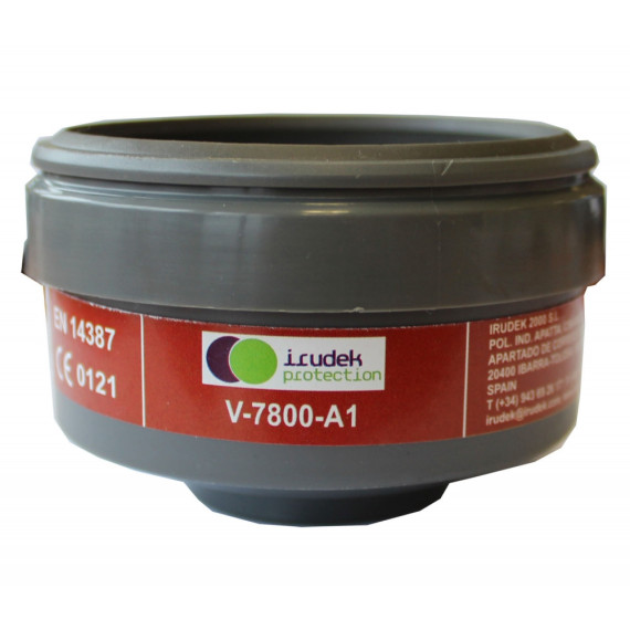 Filtro para vapores orgânicos A1 Irudek Protection IRU 7800