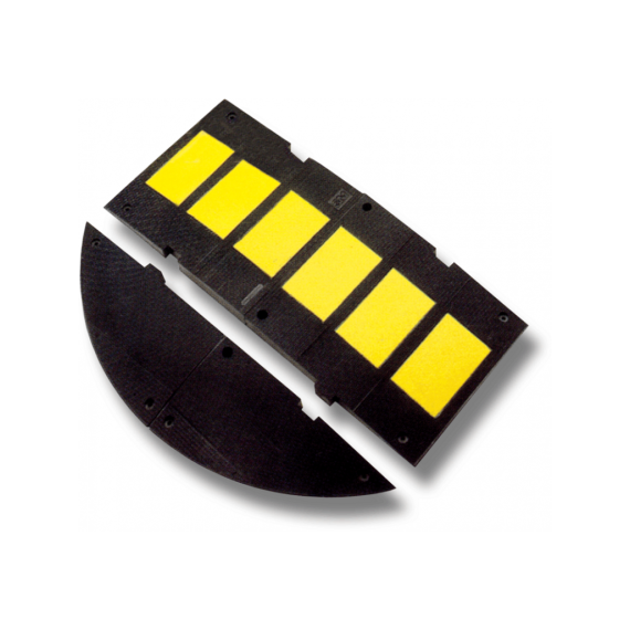 Reductor Velocidad 7cm de altura 3M (negro/amarillo, L:60cm A:50cm)