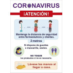 Signalapotheke Coronavirus PVC 0,7 mm - 210x300 mm