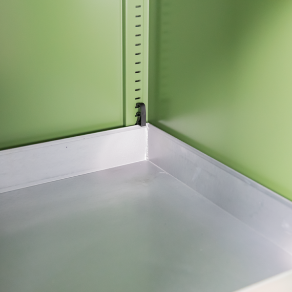 Armoire sécurisée pour pesticides avec 2 portes et 3 compartiments ECOSAFE