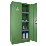 Armoire sécurisée pour pesticides avec 2 portes et 3 compartiments ECOSAFE