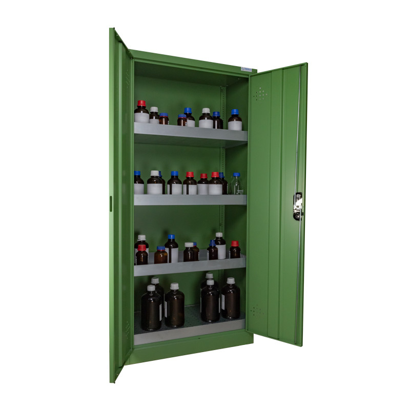 Pesticide safe cabinet with 2 doors and 3 compartments ECOSAFE
