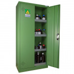 Armoire sécurisée pour pesticides avec 2 portes et 3 compartiments ECOSAFE