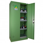 Armoire sécurisée pour pesticides avec 2 portes et 3 compartiments ECOSAFE