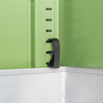 Armoire sécurisée pour pesticides avec 2 portes et 3 compartiments ECOSAFE