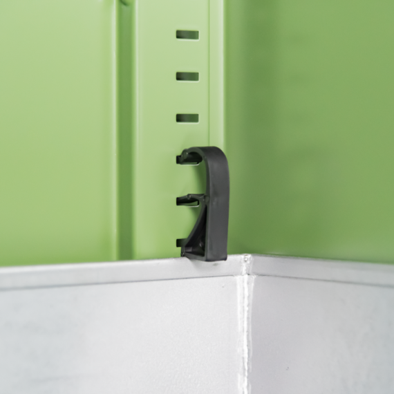 Armoire sécurisée pour pesticides avec 2 portes et 3 compartiments ECOSAFE