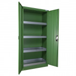 Armoire sécurisée pour pesticides avec 2 portes et 3 compartiments ECOSAFE