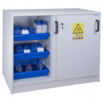 Corrosion resistant cabinet for acids and bases (corrhizal doors) 110 L ECOSAFE