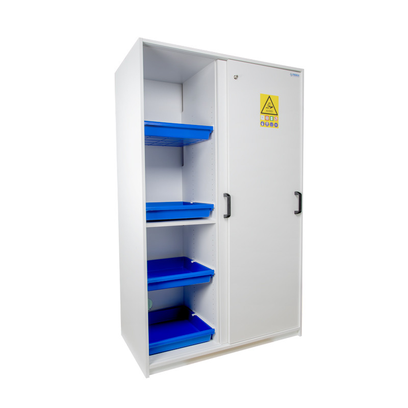 High safety cabinet resistant to corrosion in PVC for acids and bases 220 L ECOSAFE for laboratories