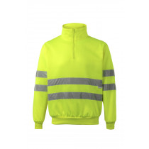 Sweatshirt fluorescente com fecho de alta visibilidade VELILLA