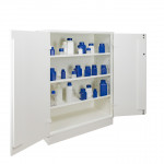 Armário de laboratório 150 L para produtos nocivos, tóxicos e inflamáveis 3 compartimentos ECOSAFE