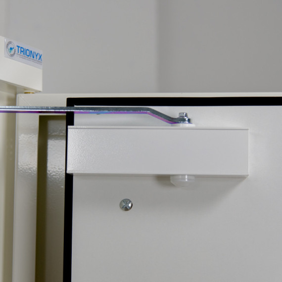 105-minute cabinet with 2 shelves, 1 bin, and 2 doors for flammable materials ECOSAFE.
