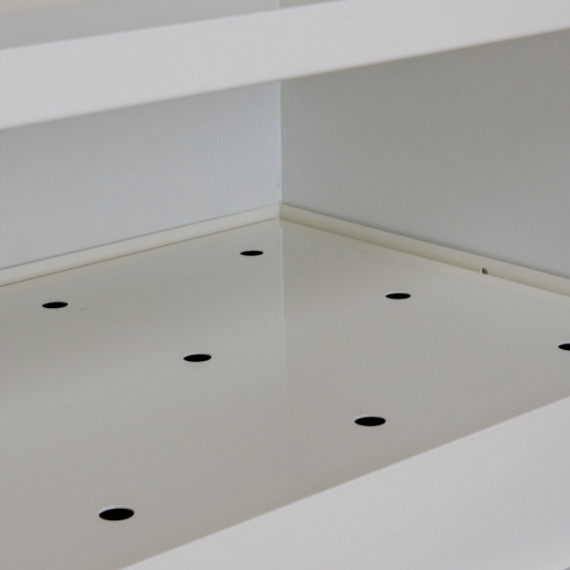 105-minute cabinet with 2 shelves, 1 bin, and 2 doors for flammable materials ECOSAFE.