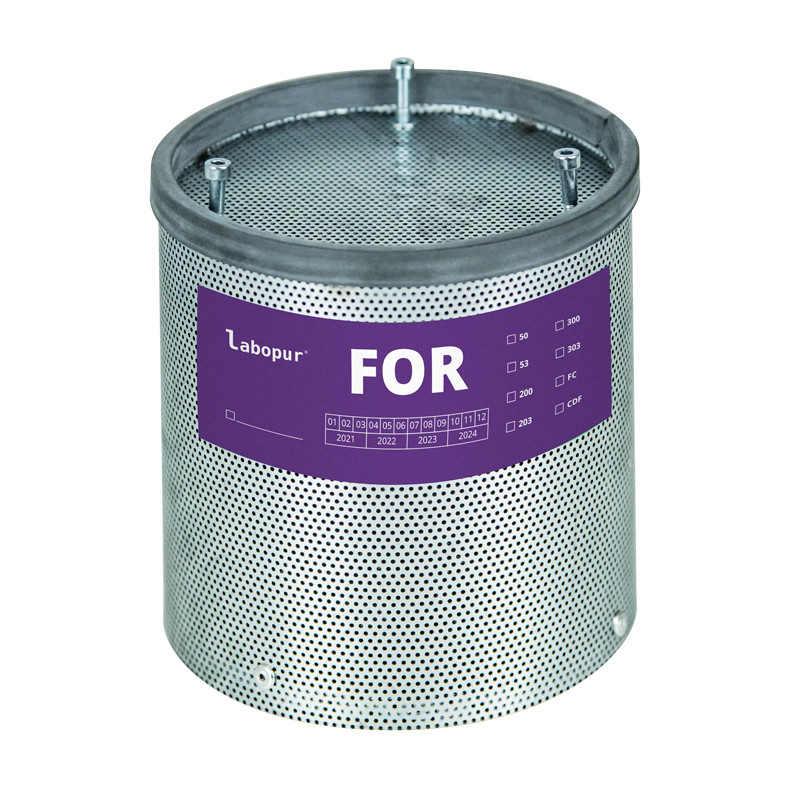Filtro de carbón activo para vapores de formaldehído ISO 3744 ECOSAFE