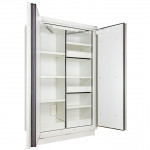 Tall security cabinet with 2 doors and 4 compartments 204L ECOSAFE
