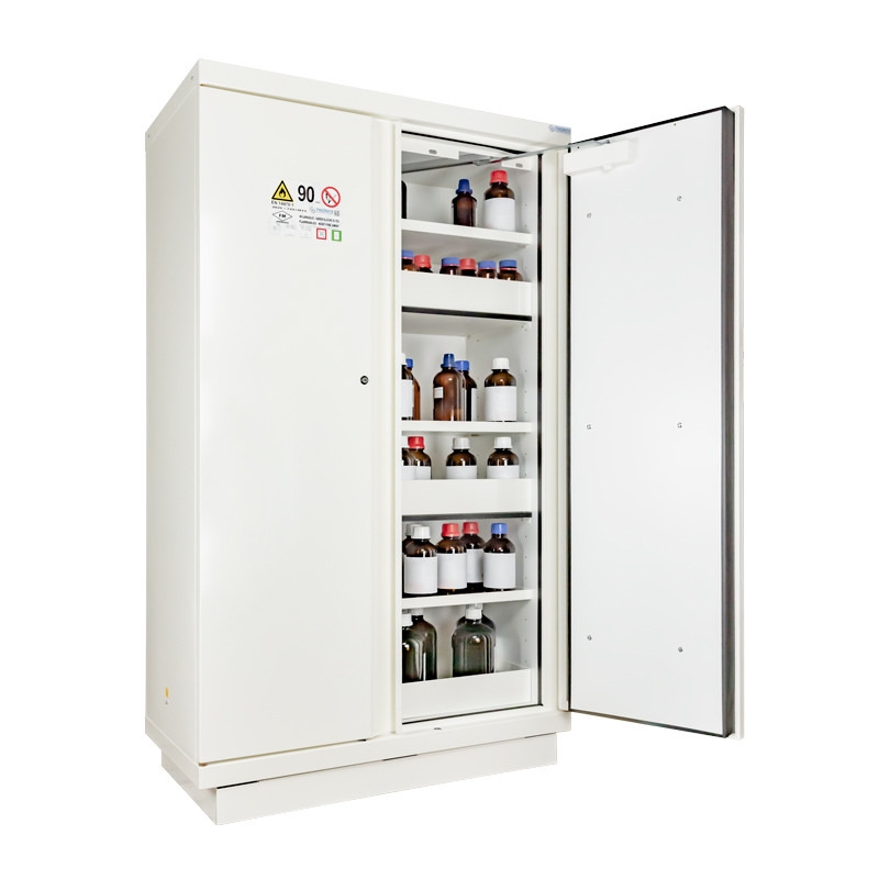 Tall security cabinet with 2 doors and 4 compartments 204L ECOSAFE