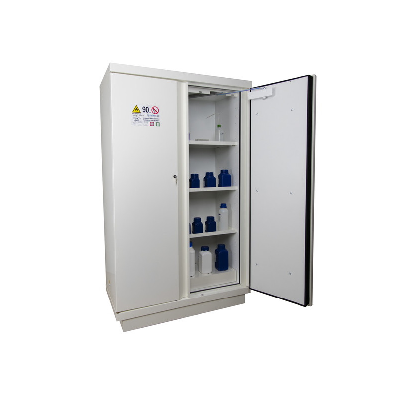 Safety cabinet with 2 doors and 2 compartments 90 minutes for flammable products 240L ECOSAFE