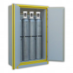 Armoire de sécurité haute pour cylindres de gaz comprimé 2 Portes ECOSAFE