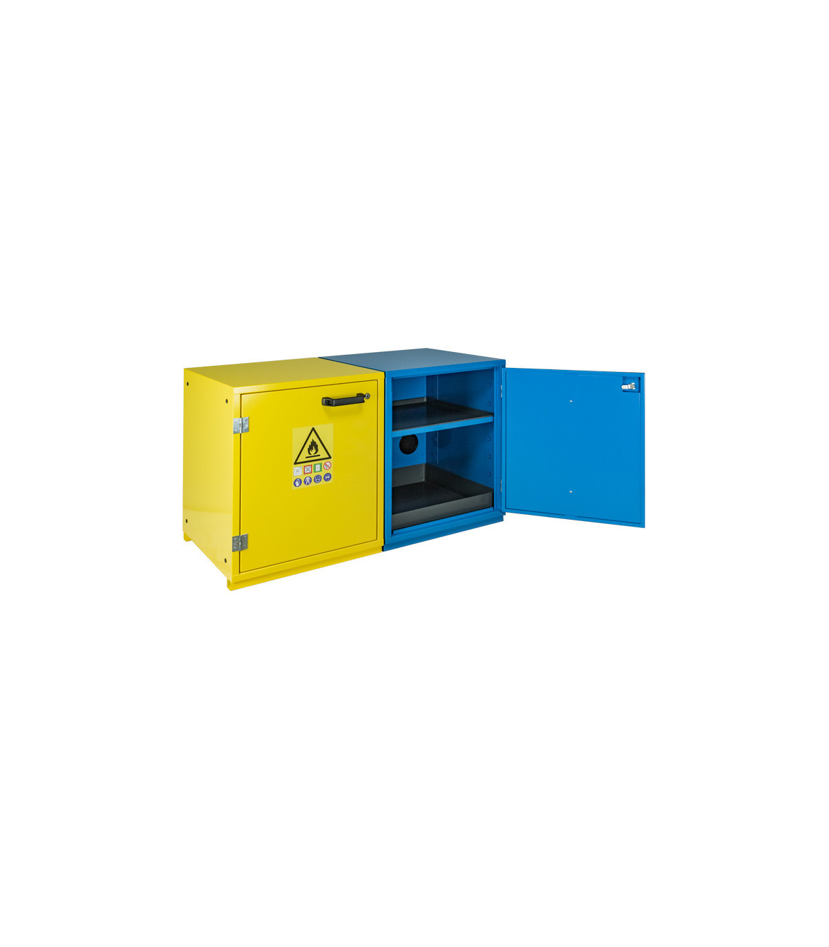 Safety cabinet under the bench 60 L Acid + Solvent ECOSAFE