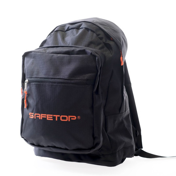Black Backpack Safetop Black Waterproof