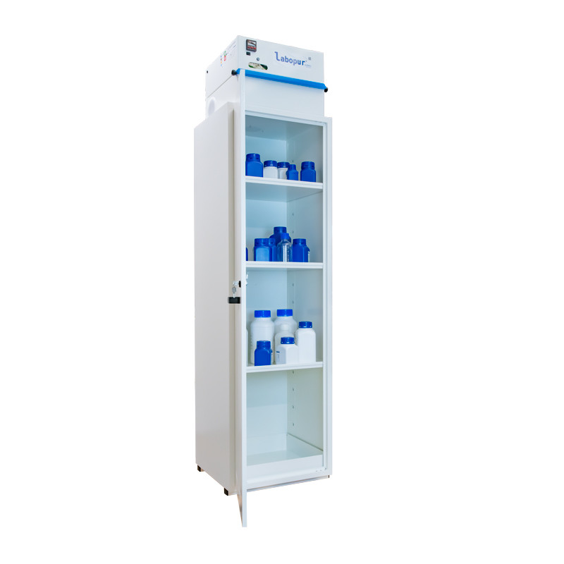 Safety cabinet with filtering ventilation with 1 steel door 150L ECOSAFE