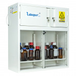 Ventilated safety cabinet with wall or stackable filter for hazardous products 41L ECOSAFE