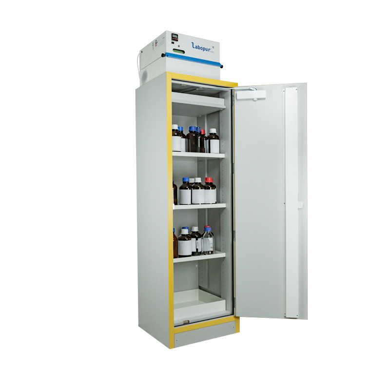 High security cabinet for flammable products with 30mn Filtration 1 door ECOSAFE