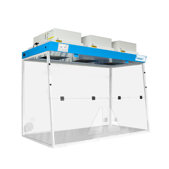 Ductless extractor hood LABOPUR® H15 + 3 filtration modules and 2 ...