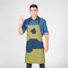 Apron with twill bib with four front pockets REDLINE Combi Tejano GARY'S