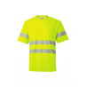T-shirt de algodão fluorado manga curta Reflatex RS série 305508 VELILLA