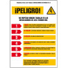 Señal eléctrica ¡Peligro! instalaciones de alta tensión SEKURECO